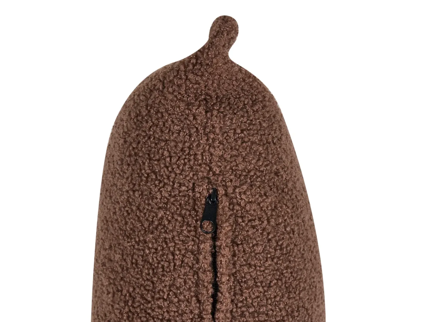 Chaise longue NERBO Bouclé Marrone