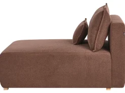 Chaise longue NERBO Bouclé Marrone