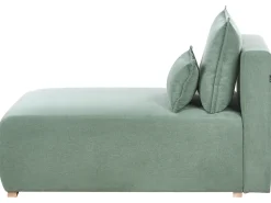 Chaise longue NERBO Bouclé Verde chiaro