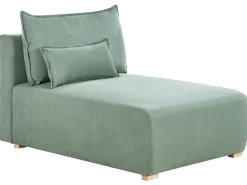 Chaise longue NERBO Bouclé Verde chiaro