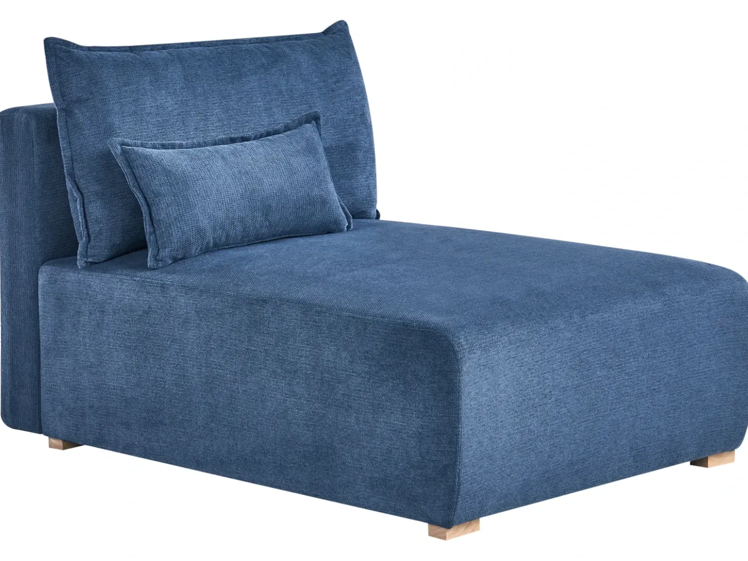 Chaise longue NERBO Tessuto Blu