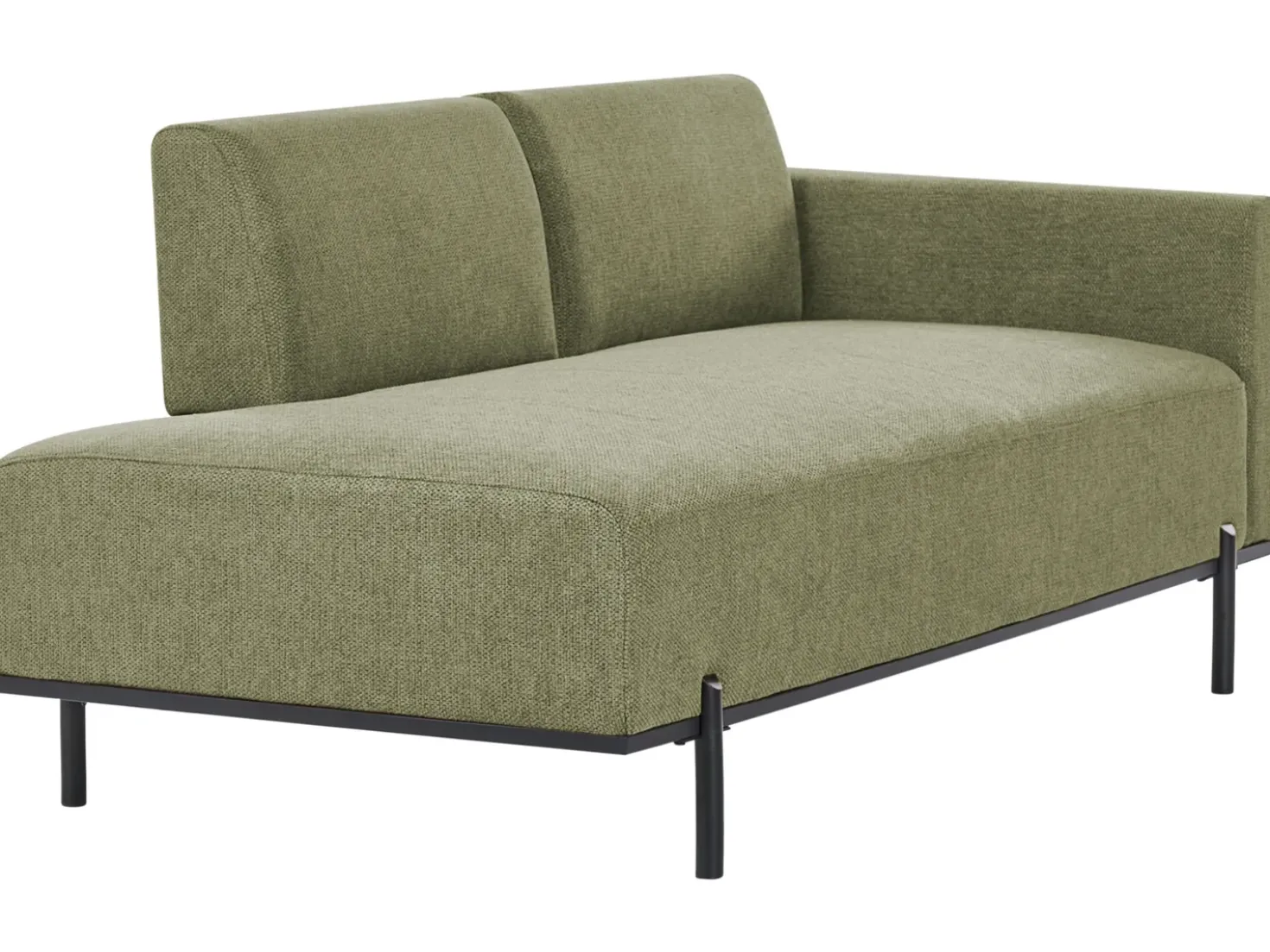 Chaise longue SAVASSE Lino sintetico Verde
