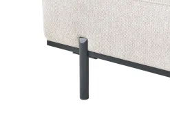 Chaise longue SAVASSE Lino sintetico Beige chiaro