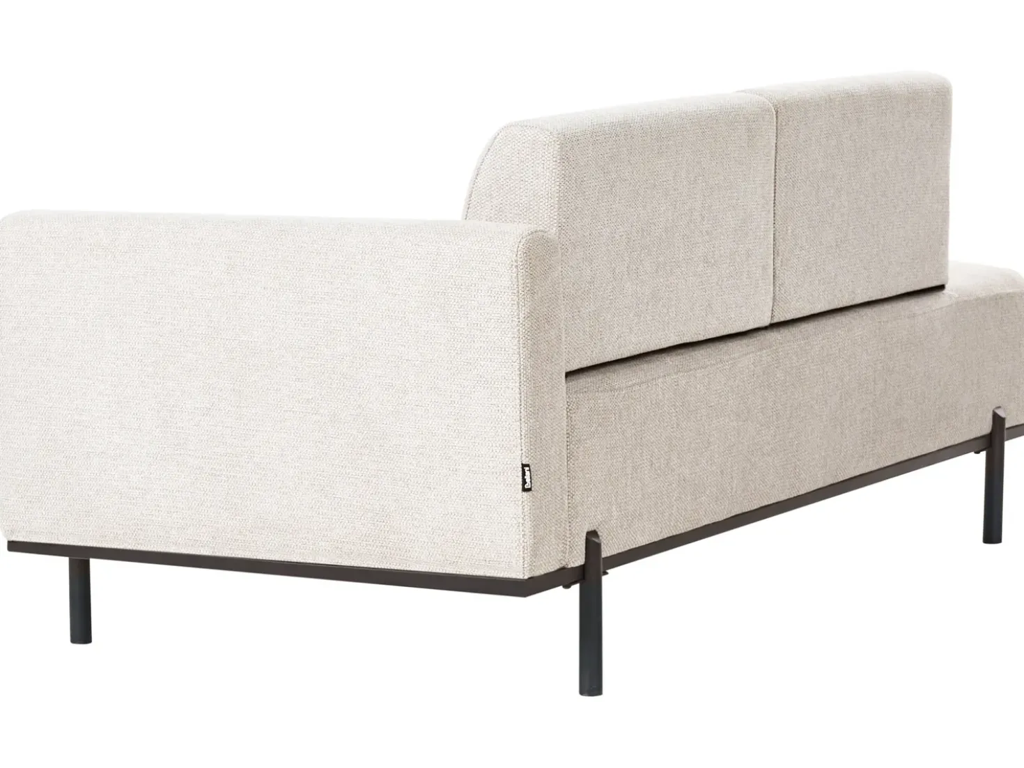Chaise longue SAVASSE Lino sintetico Beige chiaro