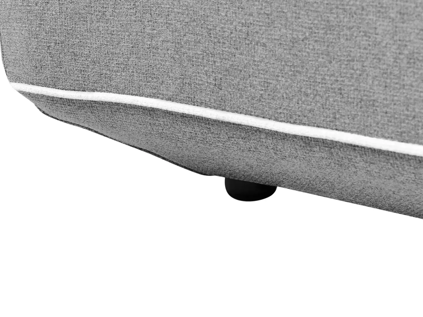 Chaise longue SEILLANS Tessuto Grigio