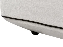 Chaise longue SEILLANS Tessuto Grigio chiaro
