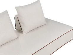 Chaise longue SEILLANS Tessuto Beige chiaro