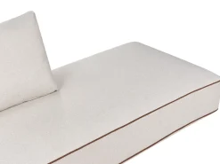 Chaise longue SEILLANS Tessuto Beige chiaro