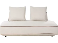 Chaise longue SEILLANS Tessuto Beige chiaro