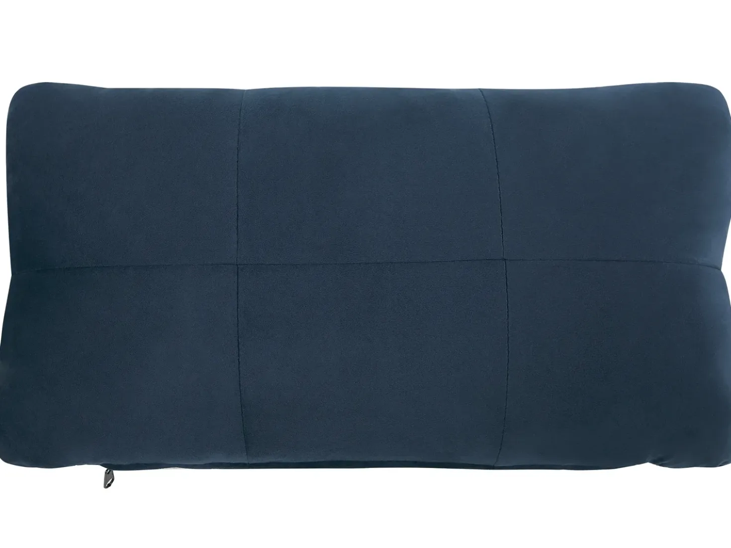 Chaise longue SIMORRE Velluto Blu scuro con altoparlante Bluetooth integrato