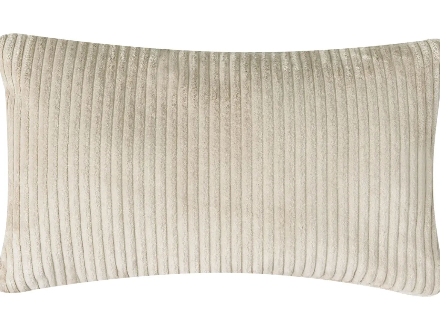 Chaise longue versione destra VANVEY Velluto a coste Beige chiaro