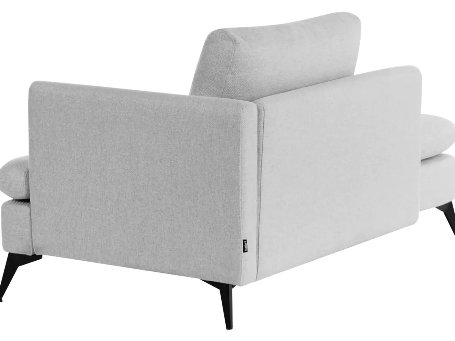 Chaise longue versione destra SIEVOZ Tessuto Grigio chiaro