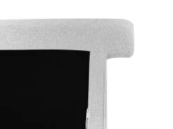 Chaise longue versione destra SIEVOZ Tessuto Grigio chiaro