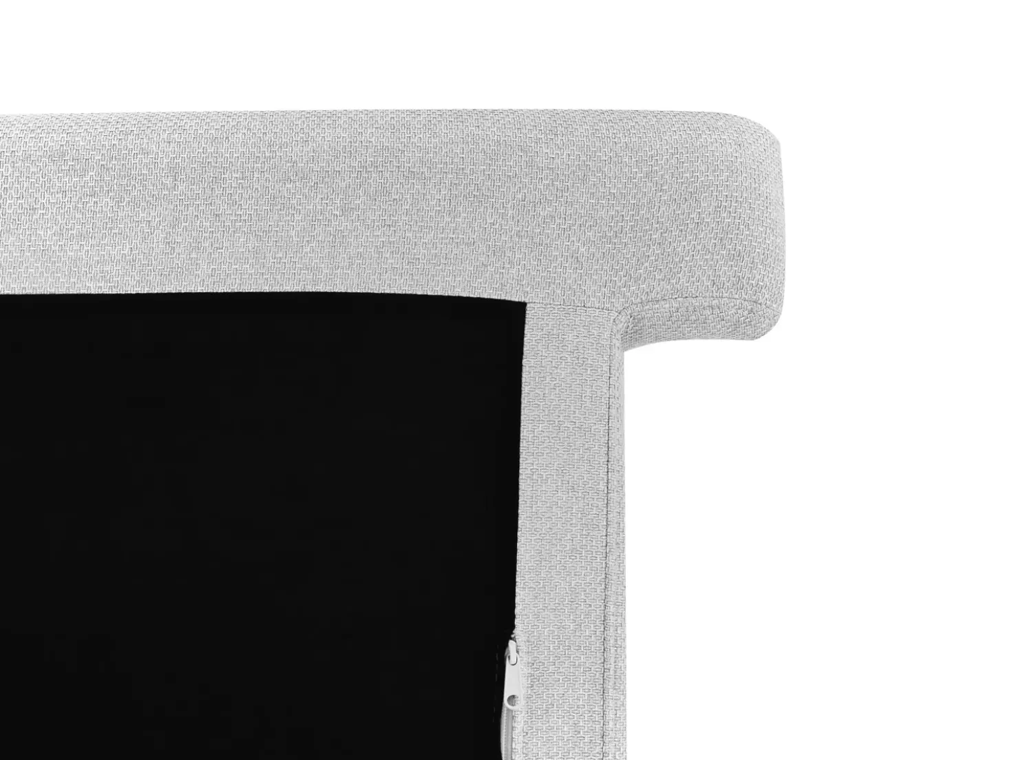 Chaise longue versione destra SIEVOZ Tessuto Grigio chiaro