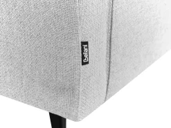 Chaise longue versione destra SIEVOZ Tessuto Grigio chiaro