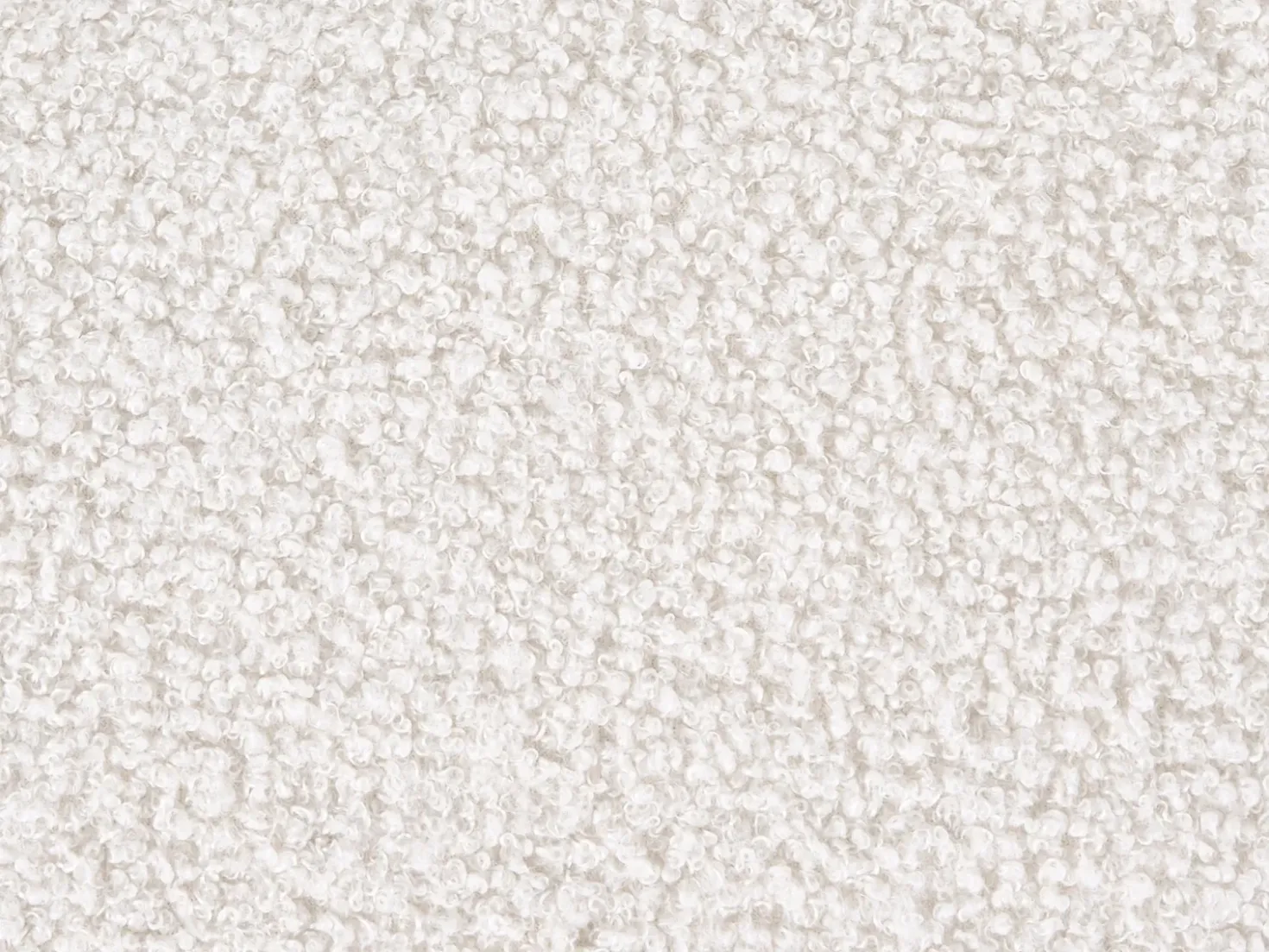 Chaise longue versione destra MIRMANDE Bouclé Bianco sporco