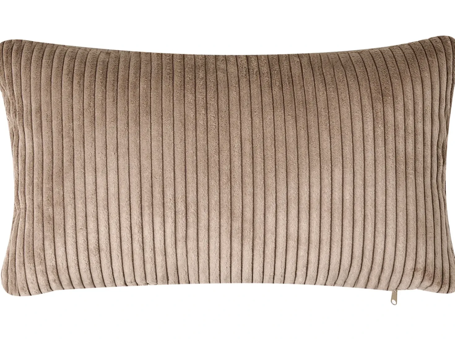 Chaise longue versione destra VANVEY Velluto a coste Beige sabbia