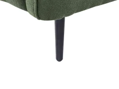 Chaise longue versione destra CHEVANNES Bouclé Verde scuro