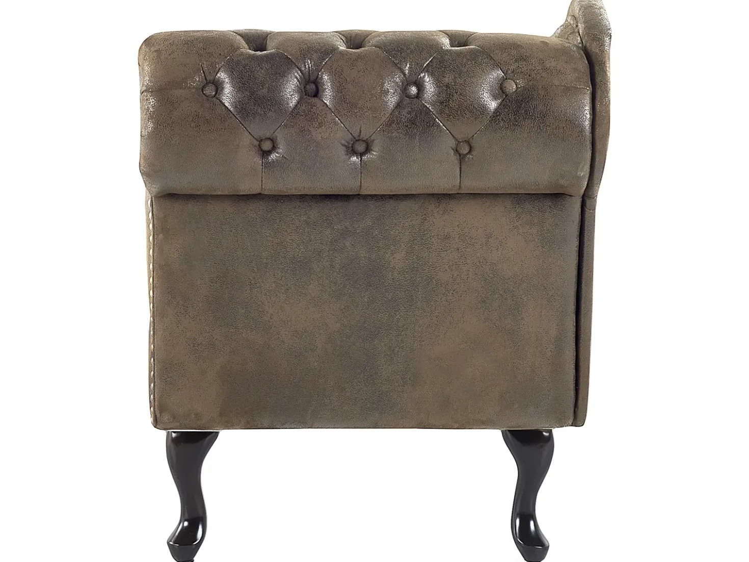 Chaise longue versione destra NIMES Scamosciato sintetico Marrone