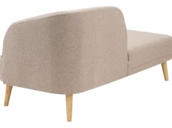 Chaise longue versione destra TANLAY Tessuto Marrone chiaro