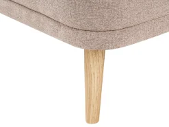 Chaise longue versione destra TANLAY Tessuto Marrone chiaro