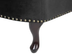 Chaise longue versione destra NIMES Velluto Nero