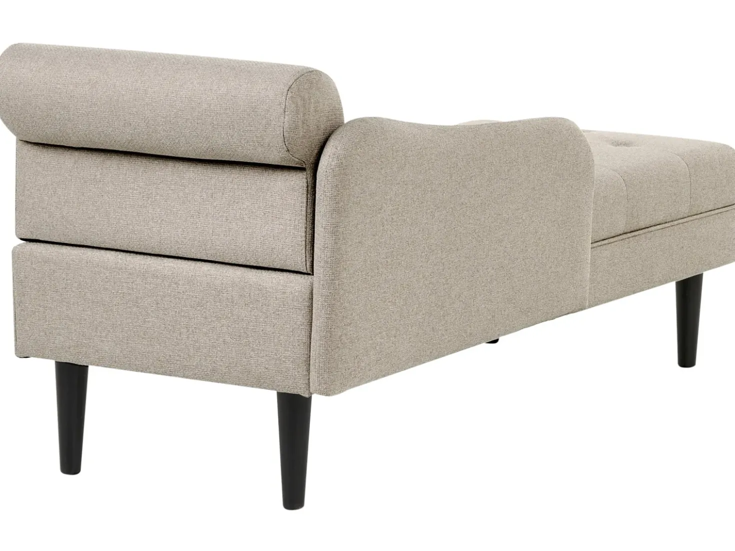 Chaise longue versione destra YVOIRE Tessuto Beige