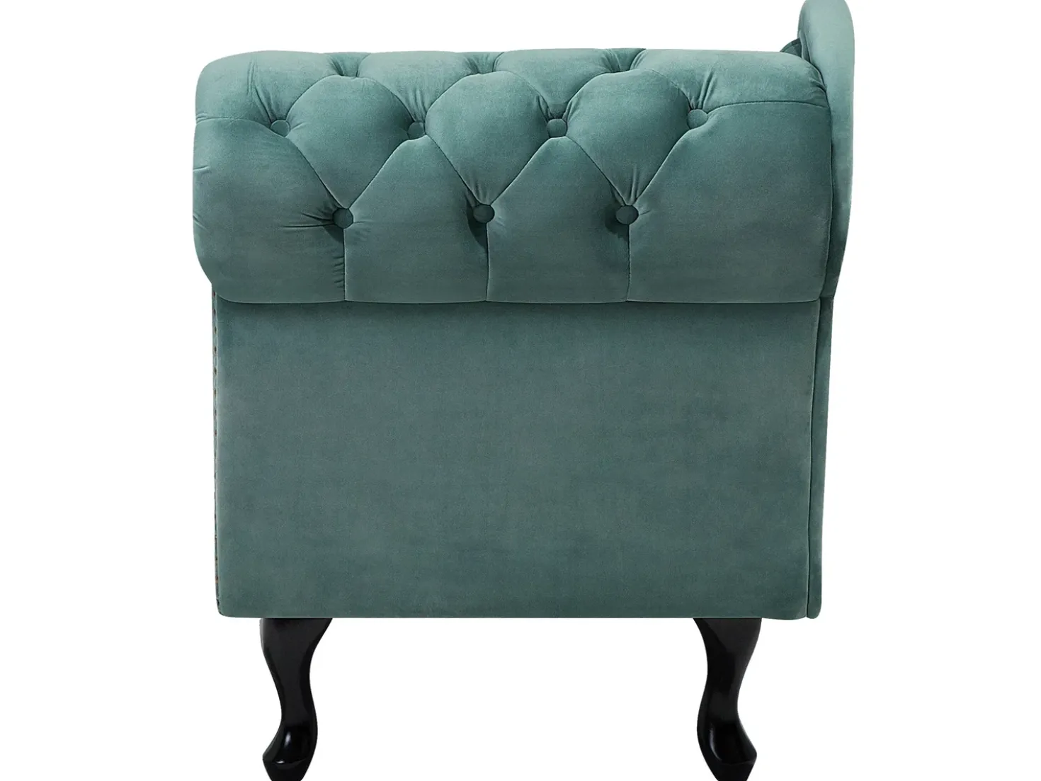 Chaise longue versione destra NIMES Velluto Verde menta