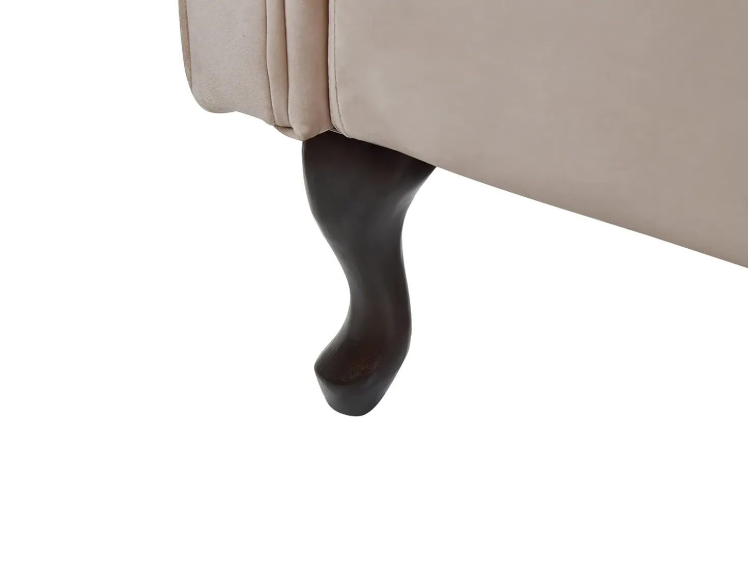 Chaise longue versione destra LATTES Velluto Beige