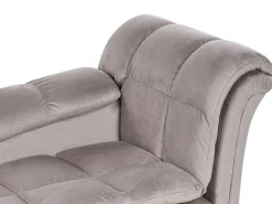 Chaise longue versione destra LORMONT Tessuto Tortora