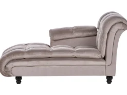 Chaise longue versione destra LORMONT Tessuto Tortora