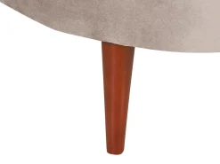 Chaise longue versione destra CHAUMONT Velluto Tortora
