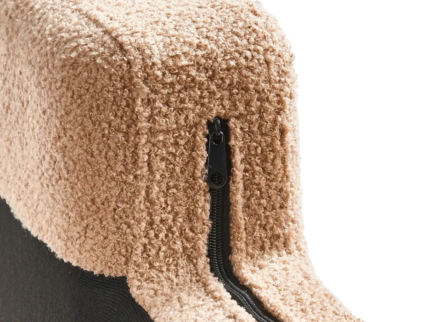 Chaise longue versione destra EWRON Bouclé Beige sabbia
