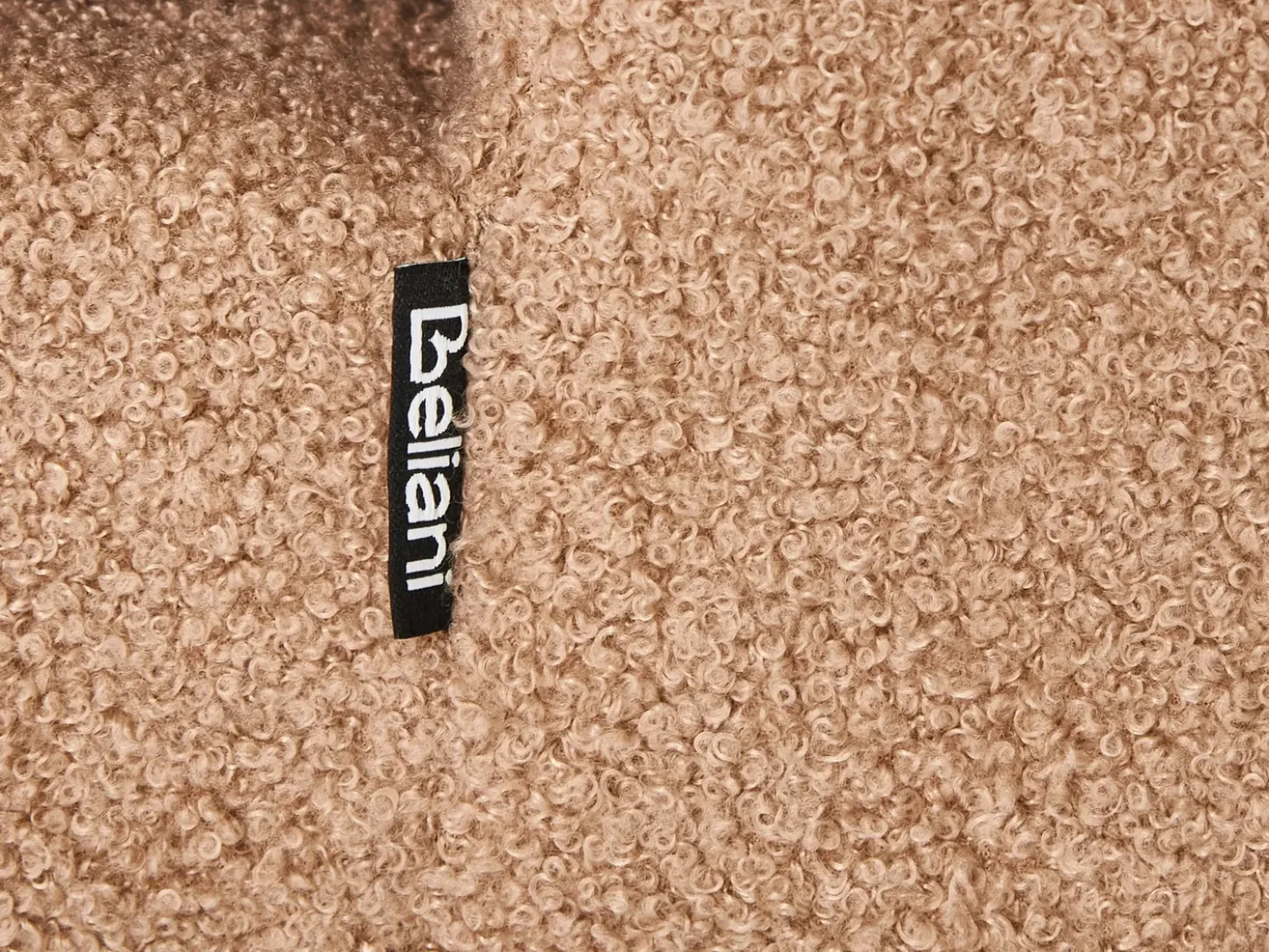 Chaise longue versione destra EWRON Bouclé Beige sabbia