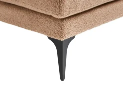 Chaise longue versione destra EWRON Bouclé Beige sabbia