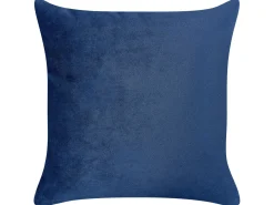 Chaise longue versione destra MERI Velluto Blu marino con contenitore
