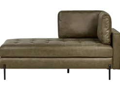 Chaise longue versione destra REBAIS Pelle sintetica Verde