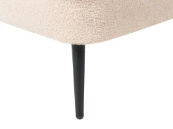 Chaise longue versione destra ALLIER Bouclé Beige chiaro