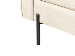 Chaise longue versione destra REBAIS Pelle sintetica Beige chiaro