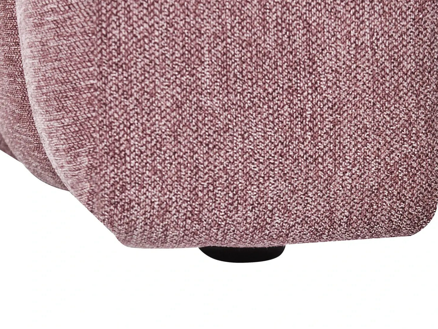 Chaise longue versione destra LANNILS Tessuto Rosa