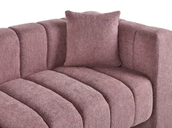 Chaise longue versione destra LANNILS Tessuto Rosa