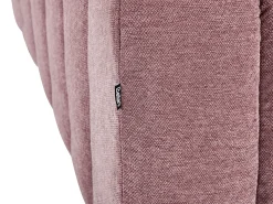 Chaise longue versione destra LANNILS Tessuto Rosa