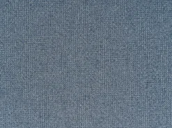 Chaise longue versione destra MERI Lino sintetico Blu scuro con contenitore