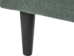 Chaise longue versione destra YVOIRE Tessuto Verde
