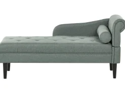 Chaise longue versione destra YVOIRE Tessuto Verde
