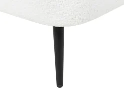 Chaise longue versione destra ALLIER Bouclé Bianco sporco