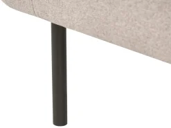 Chaise longue versione destra MIRMANDE Tessuto Marrone chiaro