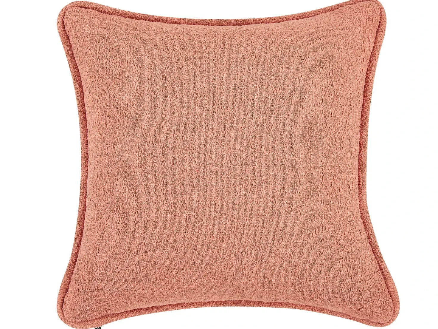 Chaise longue versione destra CHEVANNES Bouclé Rosa pesca