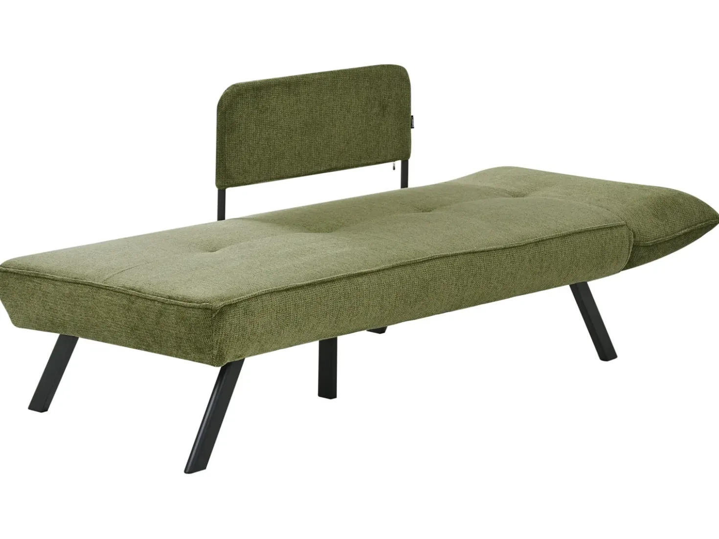 Chaise longue versione destra ROCAMADOUR Tessuto Verde