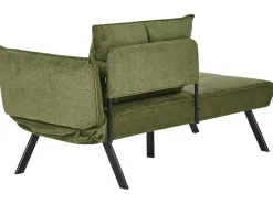 Chaise longue versione destra ROCAMADOUR Tessuto Verde